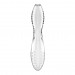 Двосторонній скляний дилдо Satisfyer Dazzling Crystal 2 Transparent