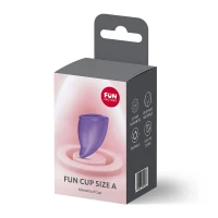 Менструальна чаша Fun Factory FUN CUP SIZE A Black Currant, багаторазова, діаметр 4 см, об’єм 20 мл — Переглянути зображення 5