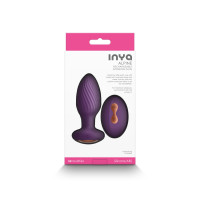 Анальна пробка з вібрацією NS Novelties INYA - Alpine - Purple — Переглянути зображення 4