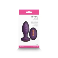 Анальна пробка з вібрацією NS Novelties INYA - Alpine - Purple — Переглянути зображення 4