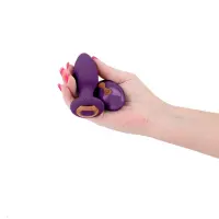 Анальна пробка з вібрацією NS Novelties INYA - Alpine - Purple — Переглянути зображення 2