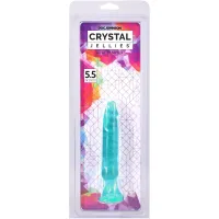 Дилдо Doc Johnson Crystal Jellies - Anal Starter - 5.5 Inches -  Teal — Переглянути зображення 2