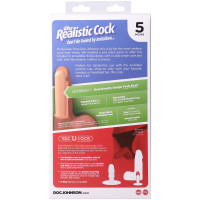 Фаллоимитатор Doc Johnson The Realistic Cock ULTRASKYN - 5 Inch with Balls Vanilla — Просмотреть изображение 11