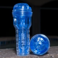 Мастурбатор Fleshlight Turbo Thrust Blue Ice (імітатор мінету) — Переглянути зображення 4