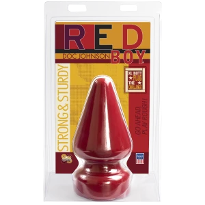 Анальна пробка Doc Johnson Red Boy - XL Butt Plug The Challenge, діаметр 12 см