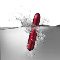 Віброкуля Rocks Off RO-90mm 10 Speed ​​Scarlet Velvet матова — Переглянути зображення 2