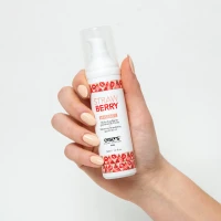 Масажна олія EXSENS Strawberry 50 мл розігрівальна, без цукру, без парабенів, їстівна — Переглянути зображення 4