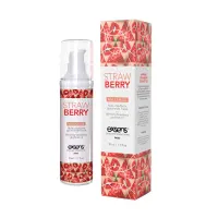 Масажна олія EXSENS Strawberry 50 мл розігрівальна, без цукру, без парабенів, їстівна — Переглянути зображення 2