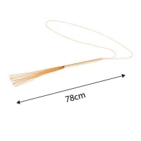 Ланцюжок-батіг на шию Bijoux Indiscrets MAGNIFIQUE Necklace Whip - Gold, прикраса для тіла — Переглянути зображення 6