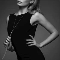 Ланцюжок-батіг на шию Bijoux Indiscrets MAGNIFIQUE Necklace Whip - Gold, прикраса для тіла — Переглянути зображення 4