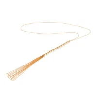 Ланцюжок-батіг на шию Bijoux Indiscrets MAGNIFIQUE Necklace Whip - Gold, прикраса для тіла — Переглянути зображення 1