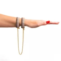 Лакшері наручники-браслети з кристалами Rianne S: Diamond Cuffs, подарункове паковання — Просмотреть изображение 8