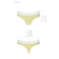 Спортивні трусики-стрінги Passion PS007 PANTIES M, yellow — Переглянути зображення 5