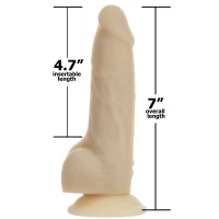 Фаллоимитатор с вибрацией и ротацией Naked ADDICTION Chris 7″ Rotating &amp; Vibrating Dong, пульт ДУ — Просмотреть изображение 3