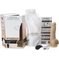 Фаллоимитатор с вибрацией и ротацией Naked ADDICTION Chris 7″ Rotating &amp; Vibrating Dong, пульт ДУ — Просмотреть изображение 6
