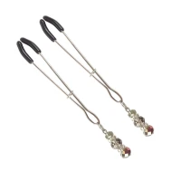 Затискач для сосків Art of Sex - Nipple Clamps Lovely Grey — Переглянути зображення 1