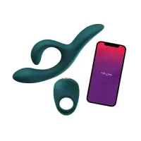 Подарунковий набір для пар We-Vibe Date Night Set: вібратор-кролик Nova 2, ерекційне кільце Pivot — Переглянути зображення 2