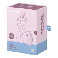 Вакуумний стимулятор з вібрацією Satisfyer Vulva Lover 3 Pink — Переглянути зображення 4