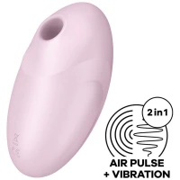 Вакуумний стимулятор з вібрацією Satisfyer Vulva Lover 3 Pink — Переглянути зображення 1