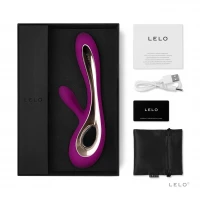 Вібратор-кролик LELO Soraya 2 Deep Rose, 12 режимів вібрації, до 4 годин роботи — Переглянути зображення 2