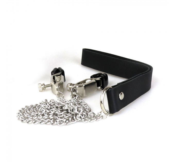 Затискачі для сосків із повідцем на металевому ланцюжку Art of Sex - Kendal