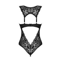 Кружевное боди Obsessive Donna Dream crotchless teddy XL/2XL Black, открытый доступ Кружевное боди Obsessive Donna Dream crotchless teddy XL/2XL Black, открытый доступ