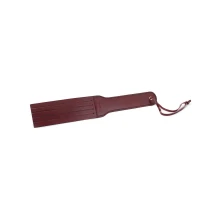 Двосторонній паддл Liebe Seele Wine Red Spanking Paddle, натуральна шкіра — Просмотреть изображение 4