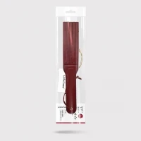 Двосторонній паддл Liebe Seele Wine Red Spanking Paddle, натуральна шкіра — Просмотреть изображение 7