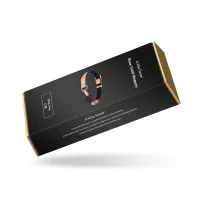 Кляп Liebe Seele Rose Gold Memory Ball Gag, силіконова кулька, діаметр 4,3 см, шкіряний ремінець — Переглянути зображення 10
