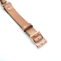 Кляп Liebe Seele Rose Gold Memory Ball Gag, силіконова кулька, діаметр 4,3 см, шкіряний ремінець — Переглянути зображення 5
