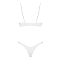 Комплект Obsessive Alissium 2-pcs set, XS/S, кружево, лиф с мягкой чашкой, трусики танга — Просмотреть изображение 7