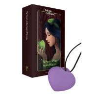 Мінівібратор «Сердечко» FairyGasm PleasureStone violet, 9 режимів, на шнурку — Переглянути зображення 1
