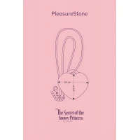Мінівібратор «Сердечко» FairyGasm PleasureStone violet, 9 режимів, на шнурку — Переглянути зображення 7