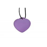 Мінівібратор «Сердечко» FairyGasm PleasureStone violet, 9 режимів, на шнурку — Переглянути зображення 2