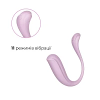 Інтерактивне віброяйце Svakom Phoenix Neo 2 Pastel Lilac, оновлена модель — Переглянути зображення 4