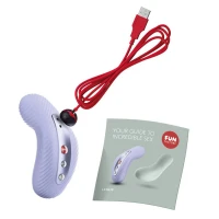Накладний вібратор Fun Factory LAYA III soft violet, ефект постукування пальцем — Переглянути зображення 10