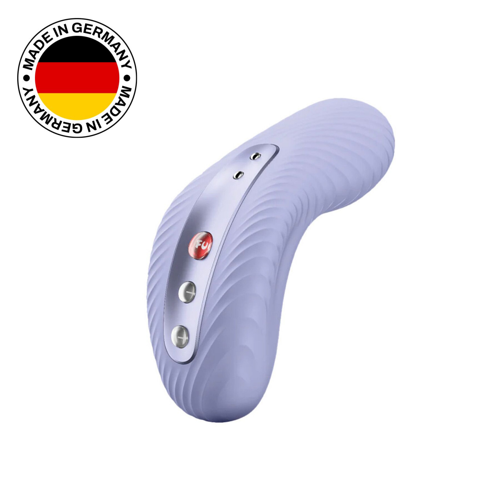 Накладной вибратор Fun Factory LAYA III soft violet, эффект постукивания пальцем