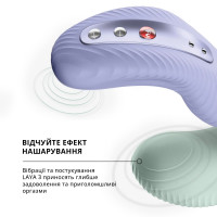 Накладной вибратор Fun Factory LAYA III soft violet, эффект постукивания пальцем — Просмотреть изображение 7