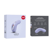 Накладной вибратор Fun Factory LAYA III soft violet, эффект постукивания пальцем — Просмотреть изображение 11