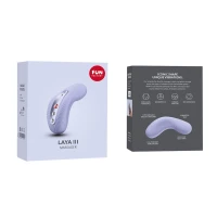 Накладний вібратор Fun Factory LAYA III soft violet, ефект постукування пальцем — Переглянути зображення 11