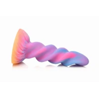 Фентезійний фалоімітатор Creature Cocks Glow-in-the-Dark Unicorn Dildo, світиться в темряві, 20,6 см — Просмотреть изображение 3