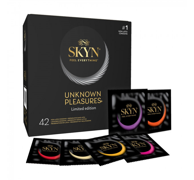 Набір безлатексних презервативів SKYN Unknown Pleasures 42 шт, 6 різних видів