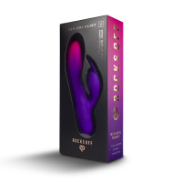 Вибратор-кролик Rocks Off Glo Girl – Rabbit, 2 мотора, 10 режимов, на батарейках — Просмотреть изображение 7