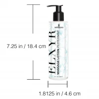 Лосьйон для масажу ніг та ступень Sensuva ELXYR Massage Lotion Peppermint (236 мл) — Переглянути зображення 3