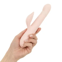 Вібратор-кролик із пульсацією Good Vibes Only – SHAI Thrusting Vibrator Soft Silicone – Pink, 3 мотори — Переглянути зображення 7
