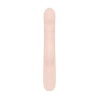 Вібратор-кролик із пульсацією Good Vibes Only – SHAI Thrusting Vibrator Soft Silicone – Pink, 3 мотори — Переглянути зображення 3