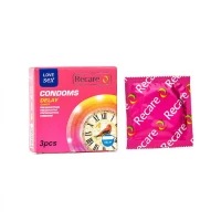 Презервативи Recare Delay Candy Condoms 3 шт, пролонгувальний ефект, цукерковий аромат — Просмотреть изображение 2