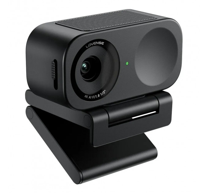 Вебкамера 4К зі штучним інтелектом Lovense WebCam 2, для стриму, активація чайовими