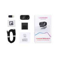 Вебкамера 4К зі штучним інтелектом Lovense WebCam 2, для стриму, активація чайовими