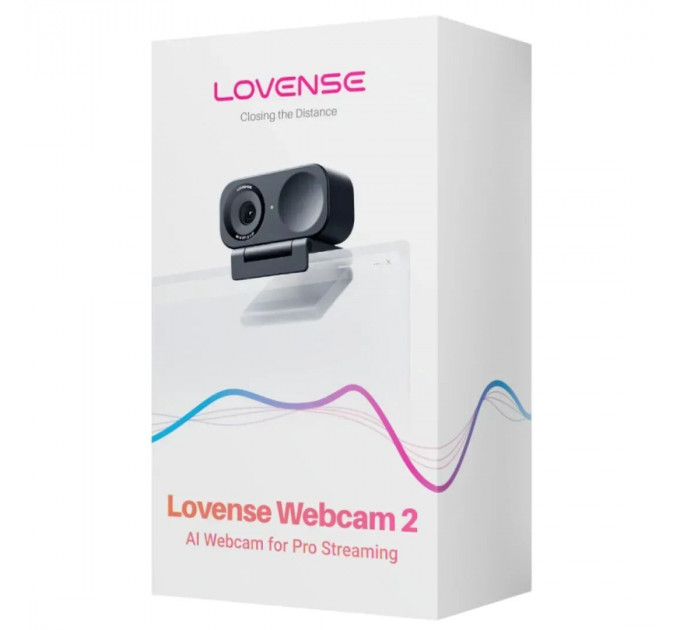 Вебкамера 4К зі штучним інтелектом Lovense WebCam 2, для стриму, активація чайовими